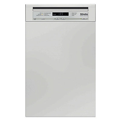 Miele G4720 SCi Semi Integrated Dishwasher, White Miele G4720 SCi Semi Integrated Dishwasher, White